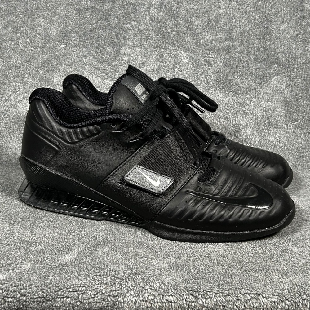 Nike Romaleos 3 Weightlifting Shoes Black AO7987-001 Mens 9.5 Powerlifting Gym